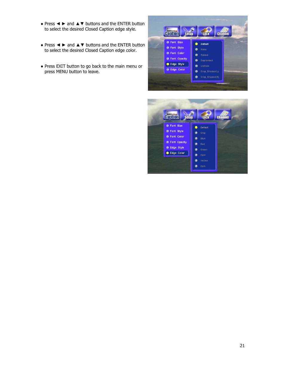 Holland Electronics HDTV-ST2 User Manual | Page 22 / 37