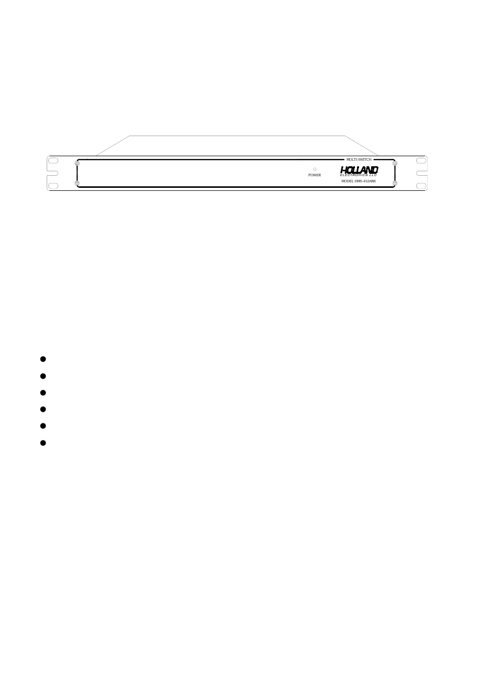 Holland Electronics HMS-412ARK User Manual | 4 pages