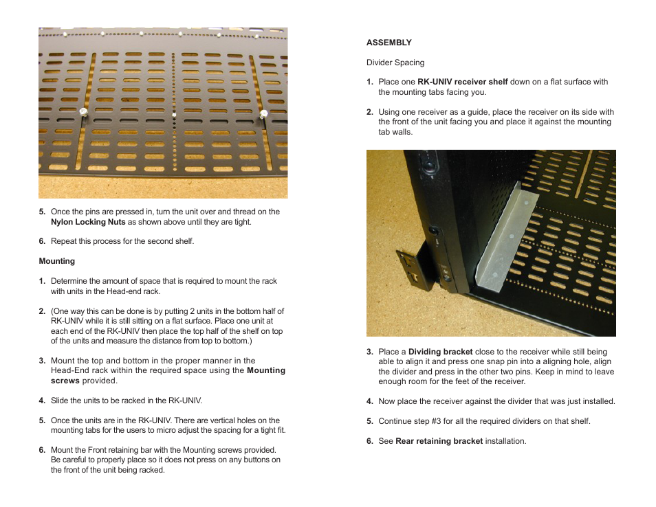 Holland Electronics RK-UNIV User Manual | Page 2 / 6