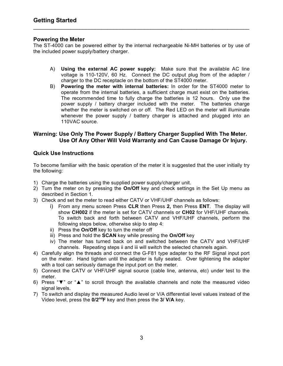 Holland Electronics ST-4000 User Manual | Page 5 / 11