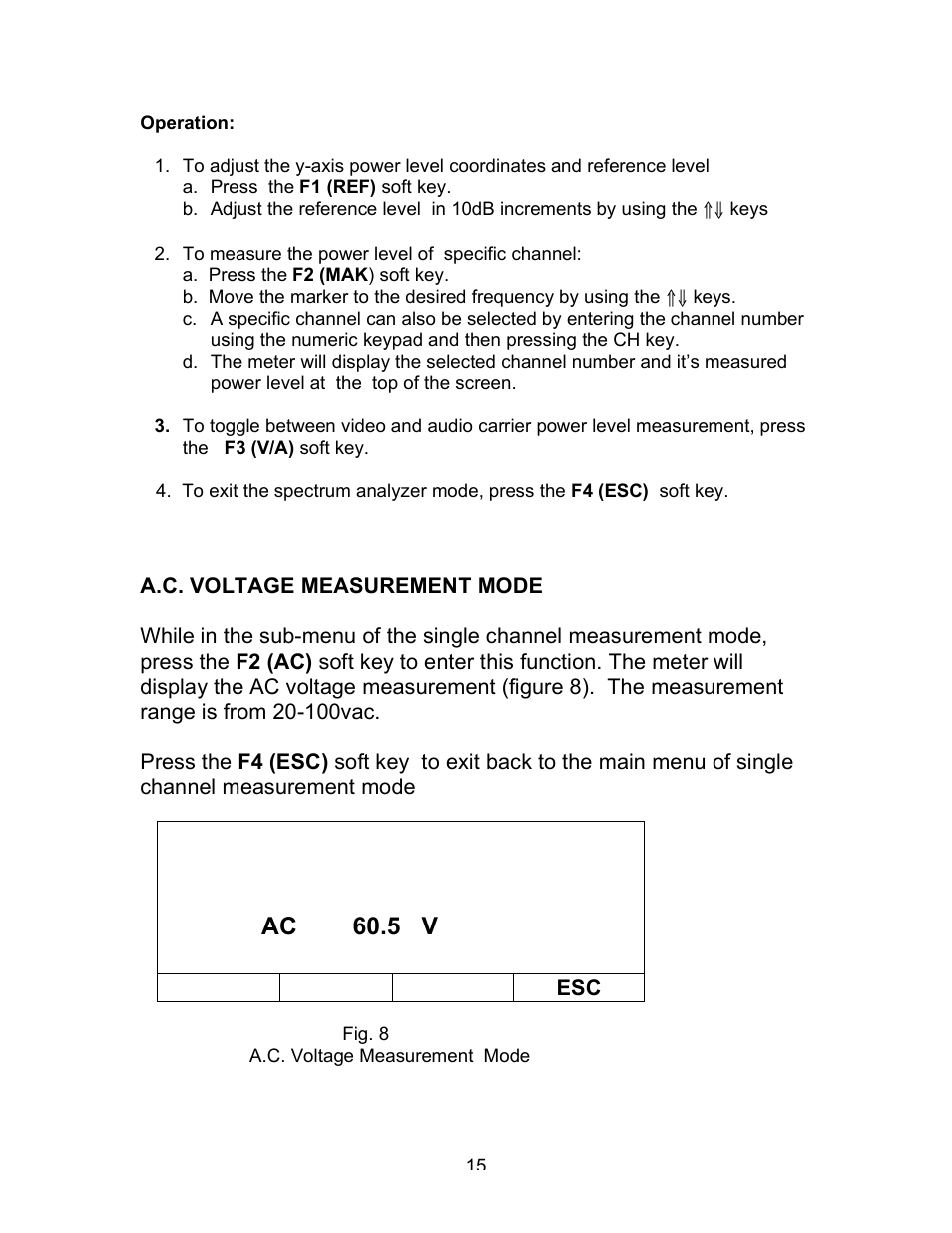 Ac 60.5 v | Holland Electronics ST-5128S User Manual | Page 16 / 25