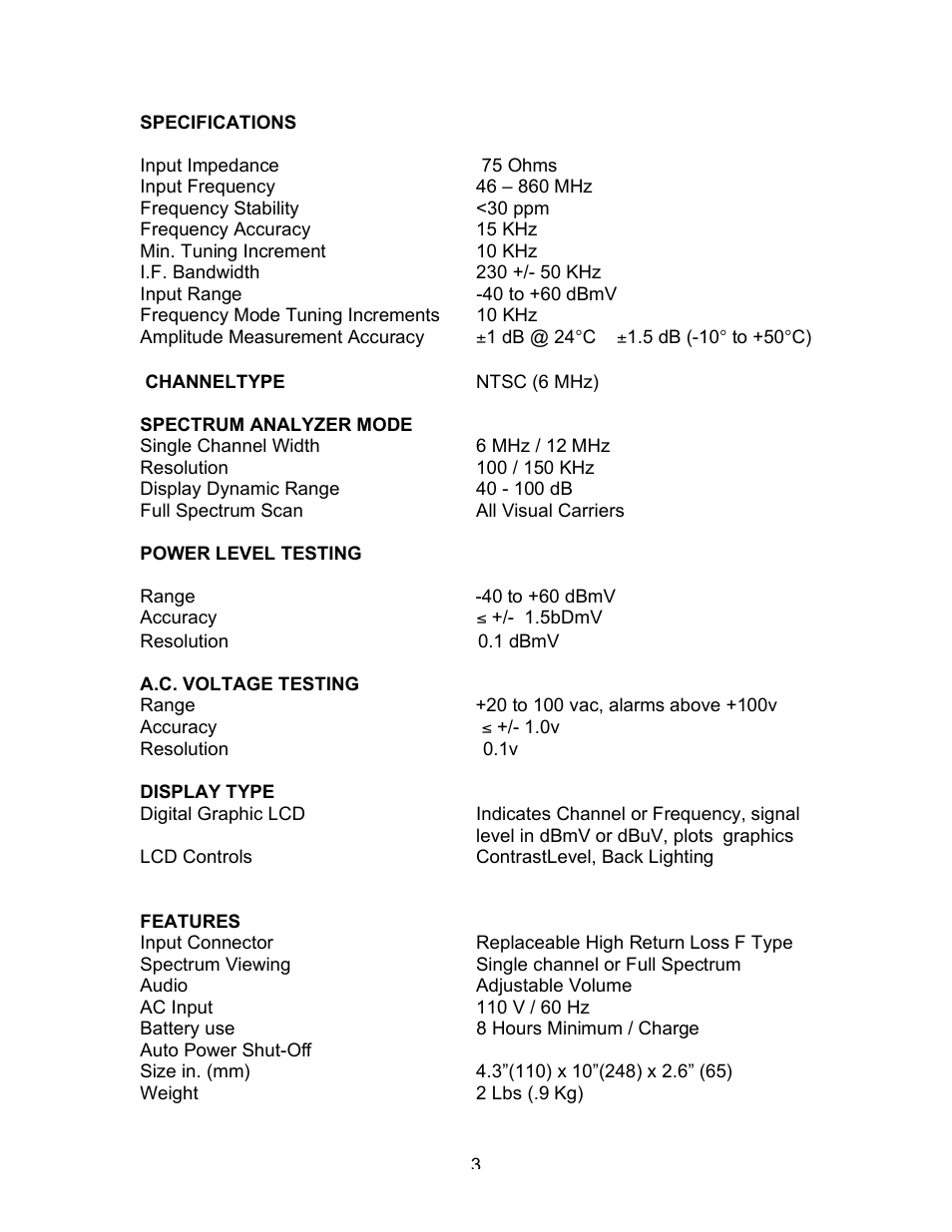 Holland Electronics ST-5128S User Manual | Page 4 / 25