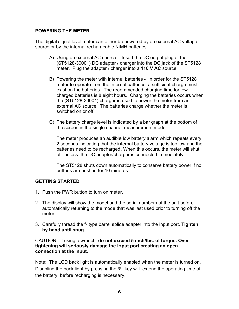 Holland Electronics ST-5128S User Manual | Page 7 / 25