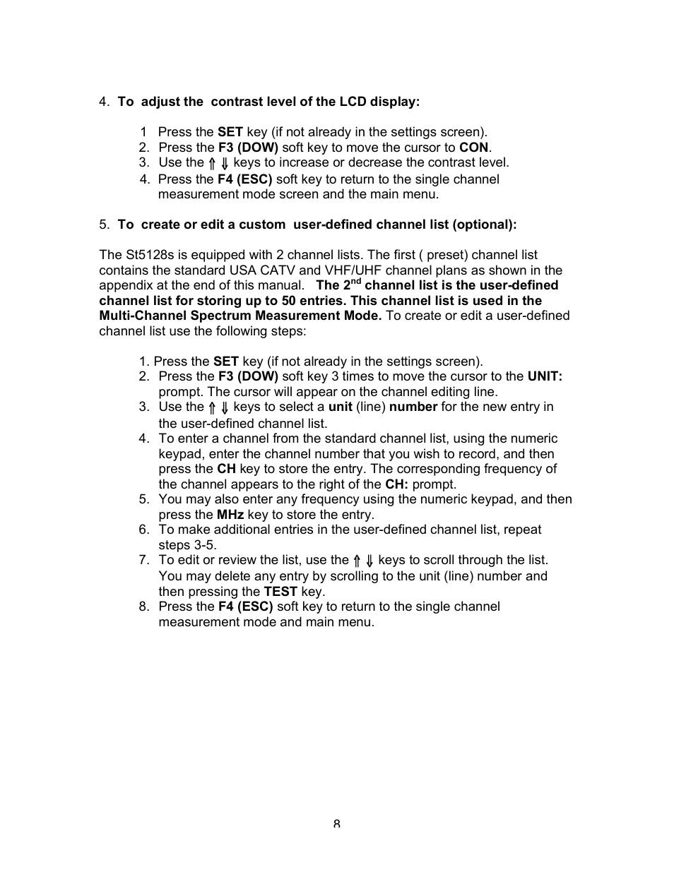 Holland Electronics ST-5128S User Manual | Page 9 / 25