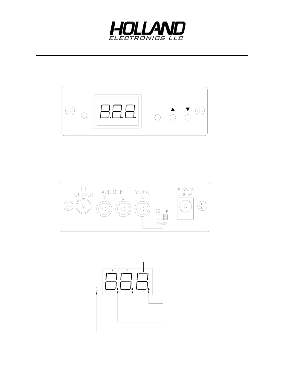 Holland Electronics HMM 10 User Manual | 3 pages