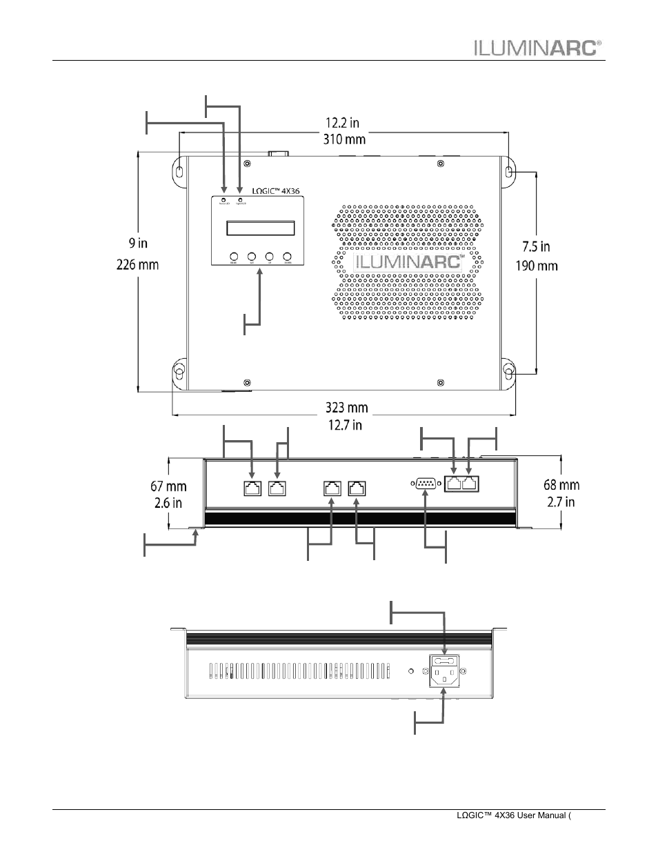 Product overview, Product description | ILUMINARC LΩGIC™ 4X36 User Manual | Page 8 / 32