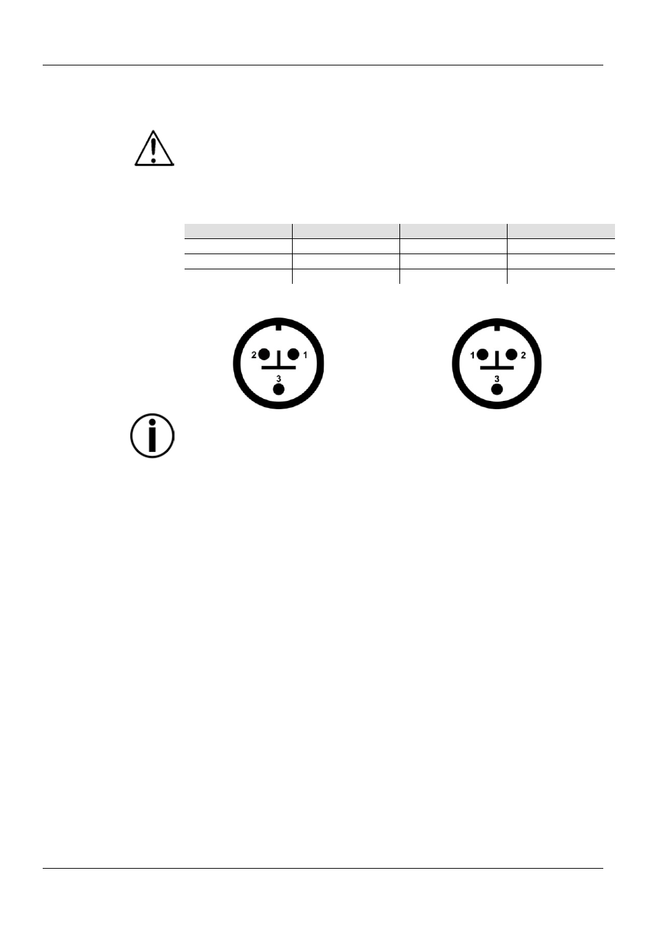 Corriente alterna, Alimentación en cadena, Tabla de cable de alimentación ip65 | Pines de conector de alimentación ip65 | ILUMINARC Colorist™ Line 12Qa User Manual | Page 15 / 44