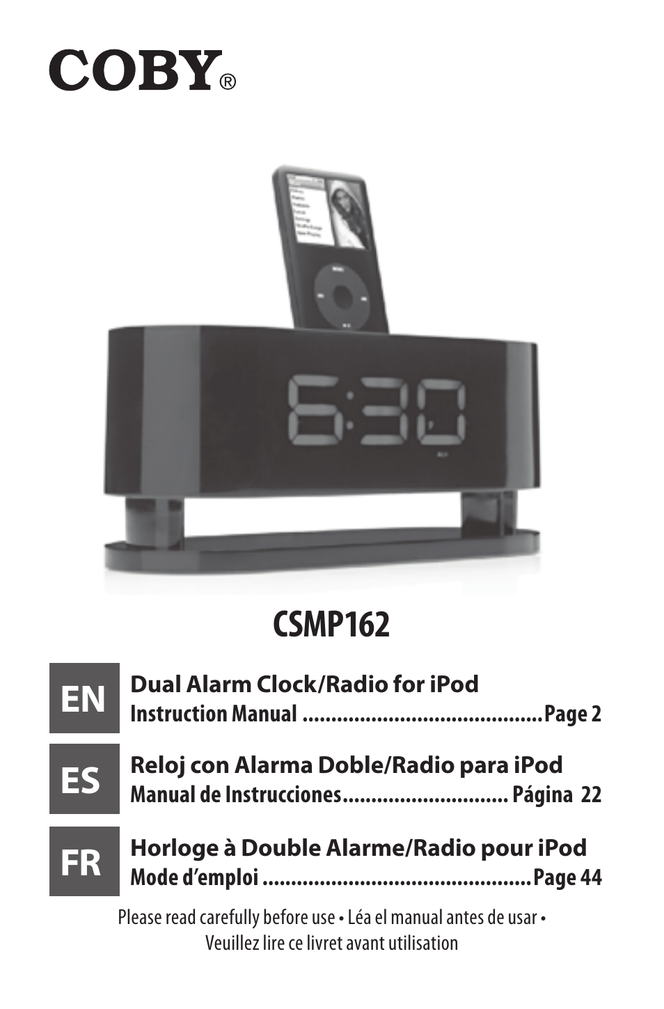 COBY electronic CSMP162 User Manual | 68 pages