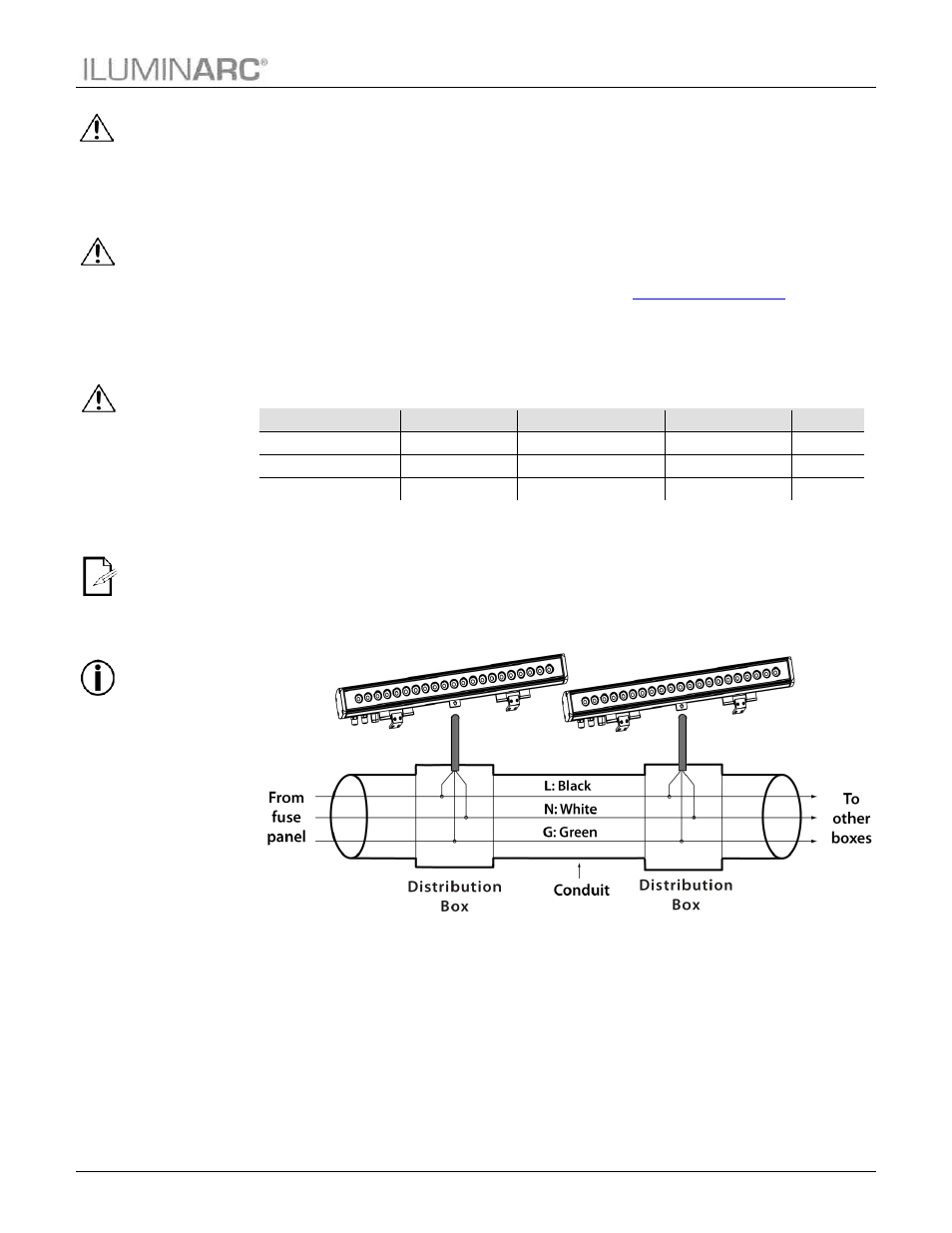 Ac power, Power consumption, Ac plug | Power wiring, Installation | ILUMINARC Ilumiline™ 21g2 IP User Manual | Page 11 / 23