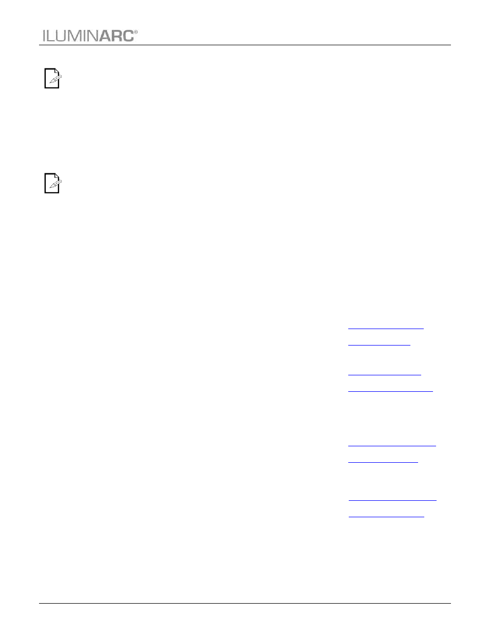 Returns, Contact us, Technical information | ILUMINARC Ilumipanel™ 40 IP User Manual | Page 23 / 25