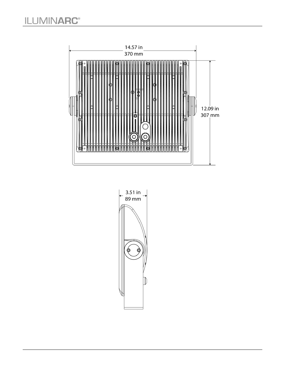 Product dimensions, Product description | ILUMINARC Ilumipanel™ 40 IP User Manual | Page 9 / 25