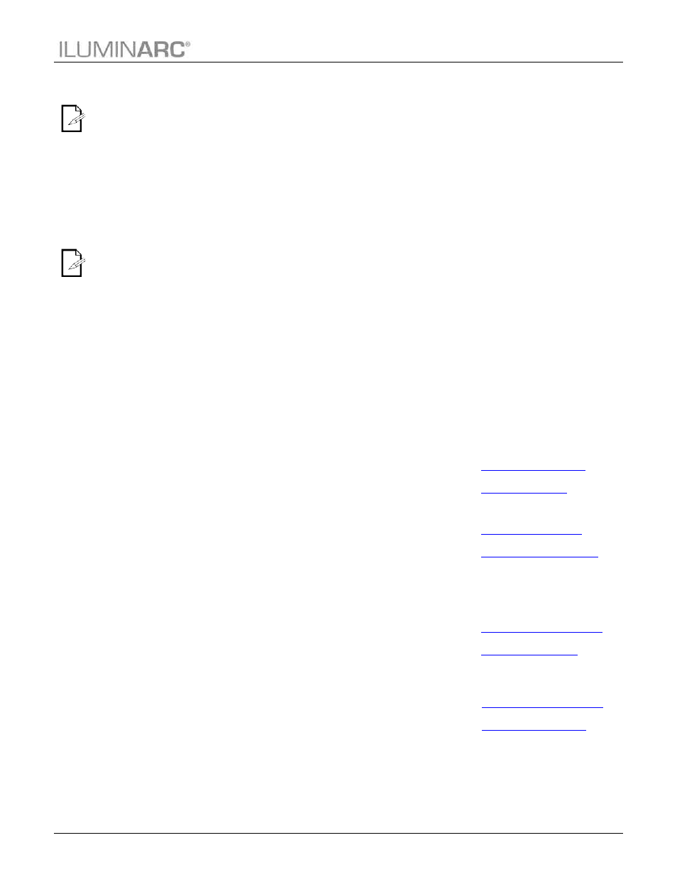 Returns procedure, Contact us, Technical information | ILUMINARC Ilumipanel™ 90 IP User Manual | Page 25 / 27