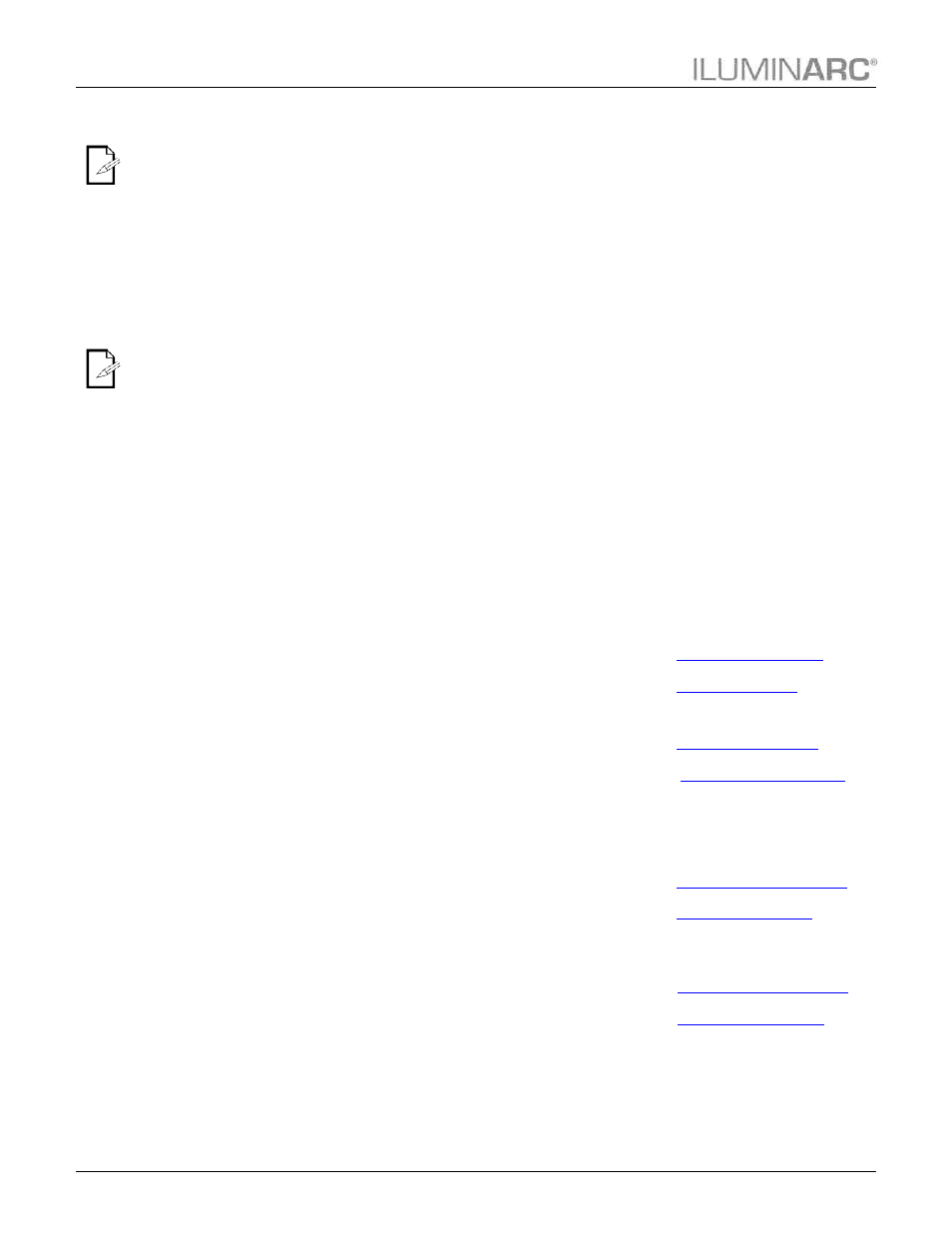 Returns procedure, Contact us, Technical information | ILUMINARC Ilumipanel™ 180 IP User Manual | Page 26 / 28