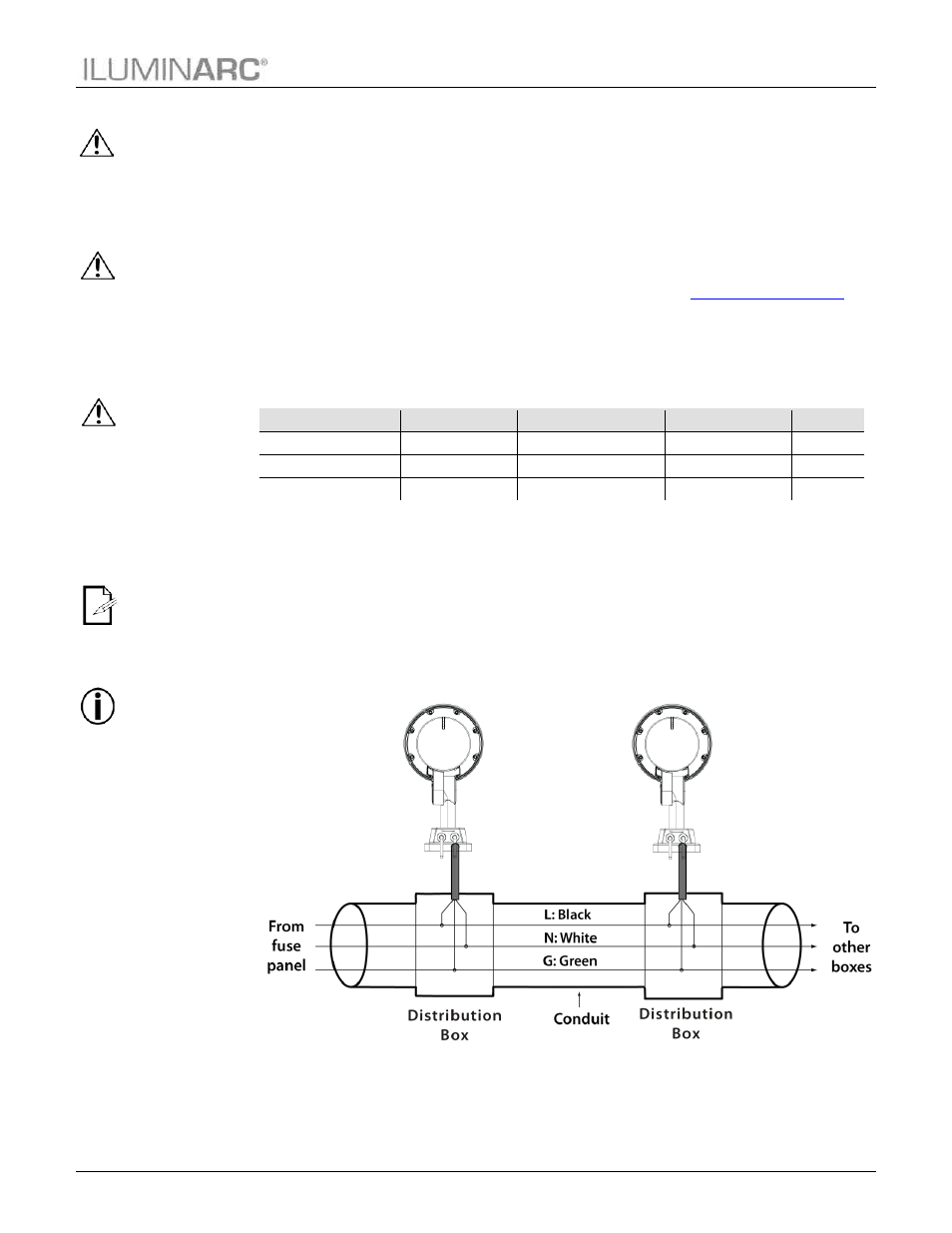 Ac power, Power consumption, Ac plug | Power wiring, Installation | ILUMINARC Ilumipod™ 18g2 IP User Manual | Page 11 / 23