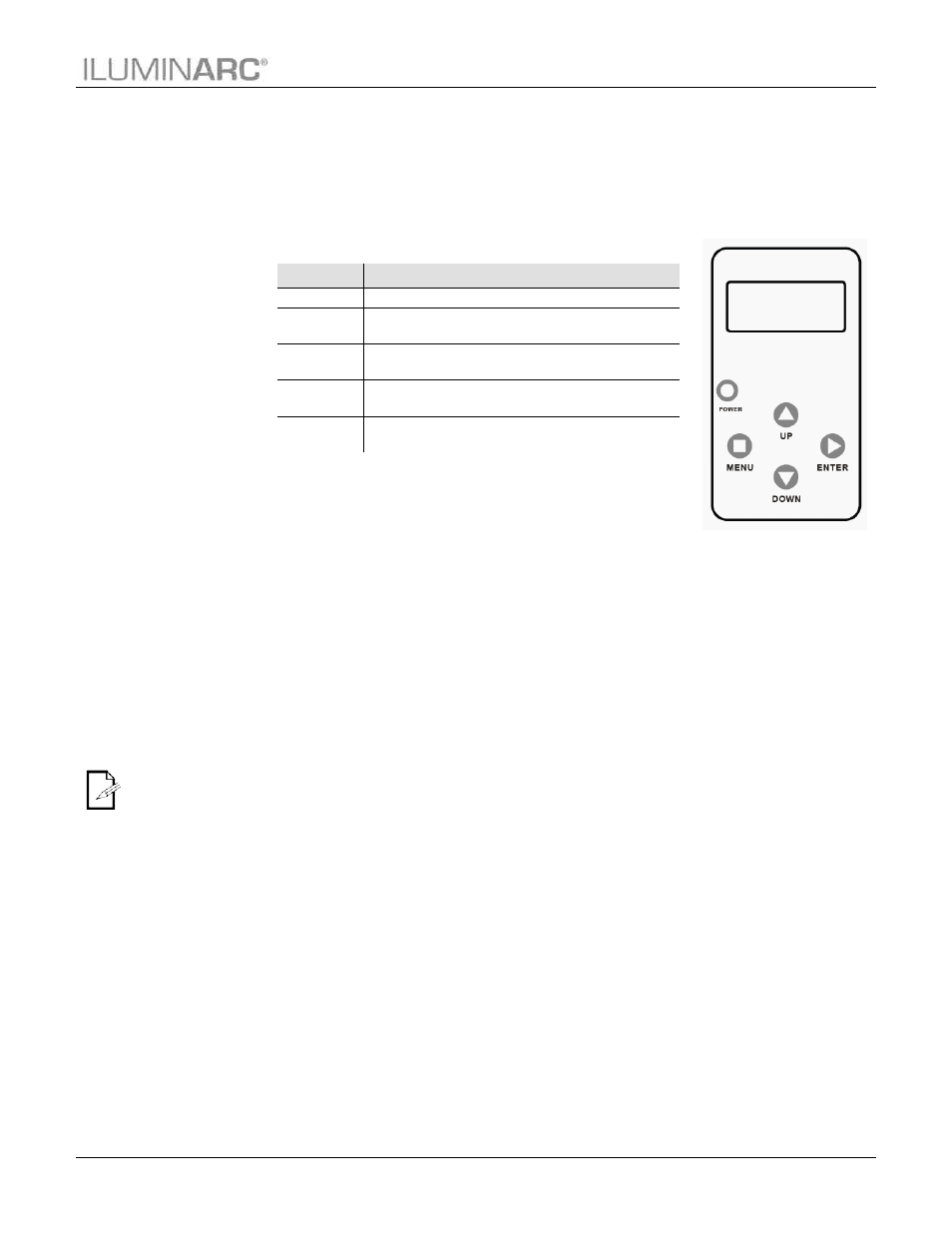 Operation, Ilumicode, Ilumicode panel description | Control options, Programming, Dmx personality, Dmx starting address | ILUMINARC Ilumipod™ 7 IP User Manual | Page 15 / 25