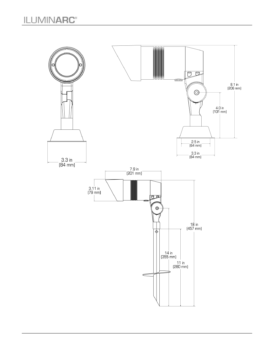 Product dimensions, Product description | ILUMINARC Ilumipod™ 7 IP User Manual | Page 9 / 25