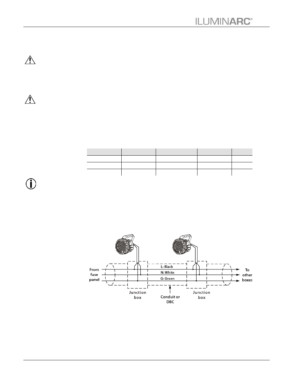 Installation, Ac power, Power consumption | Ac plug, Power wiring | ILUMINARC Ilumipod™ 42 IP User Manual | Page 10 / 34