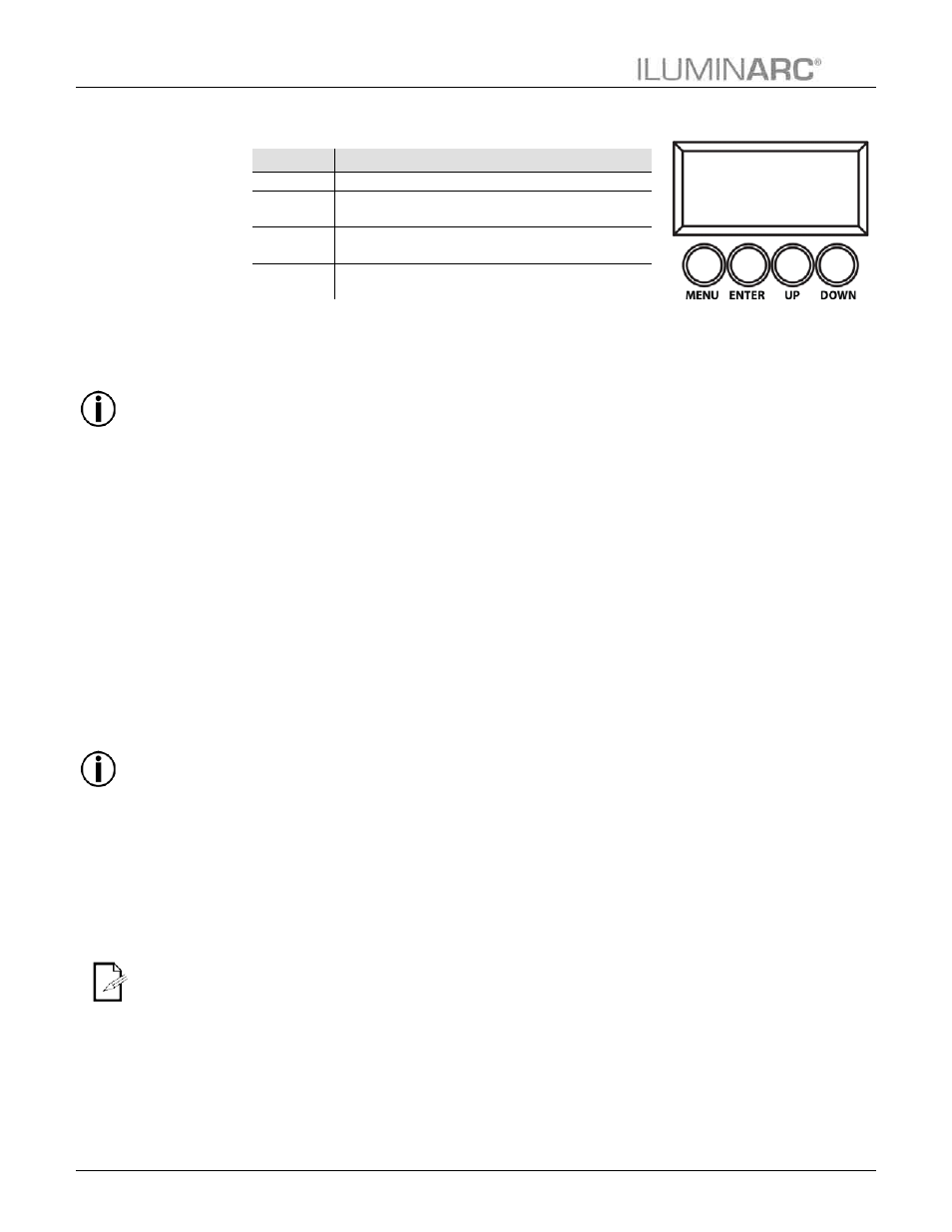 Control panel description, Control options (spectrawhite™ fixtures), Programming | Dmx personality, Dmx control without id addressing, Dmx control with id addressing, Master/slave, Operation | ILUMINARC Ilumipod™ 42 IP User Manual | Page 16 / 34