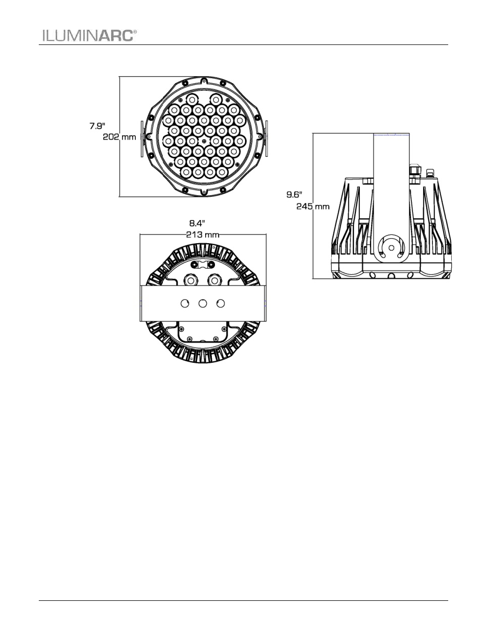 Product dimensions, Product description | ILUMINARC Ilumipod™ 42 IP User Manual | Page 9 / 34