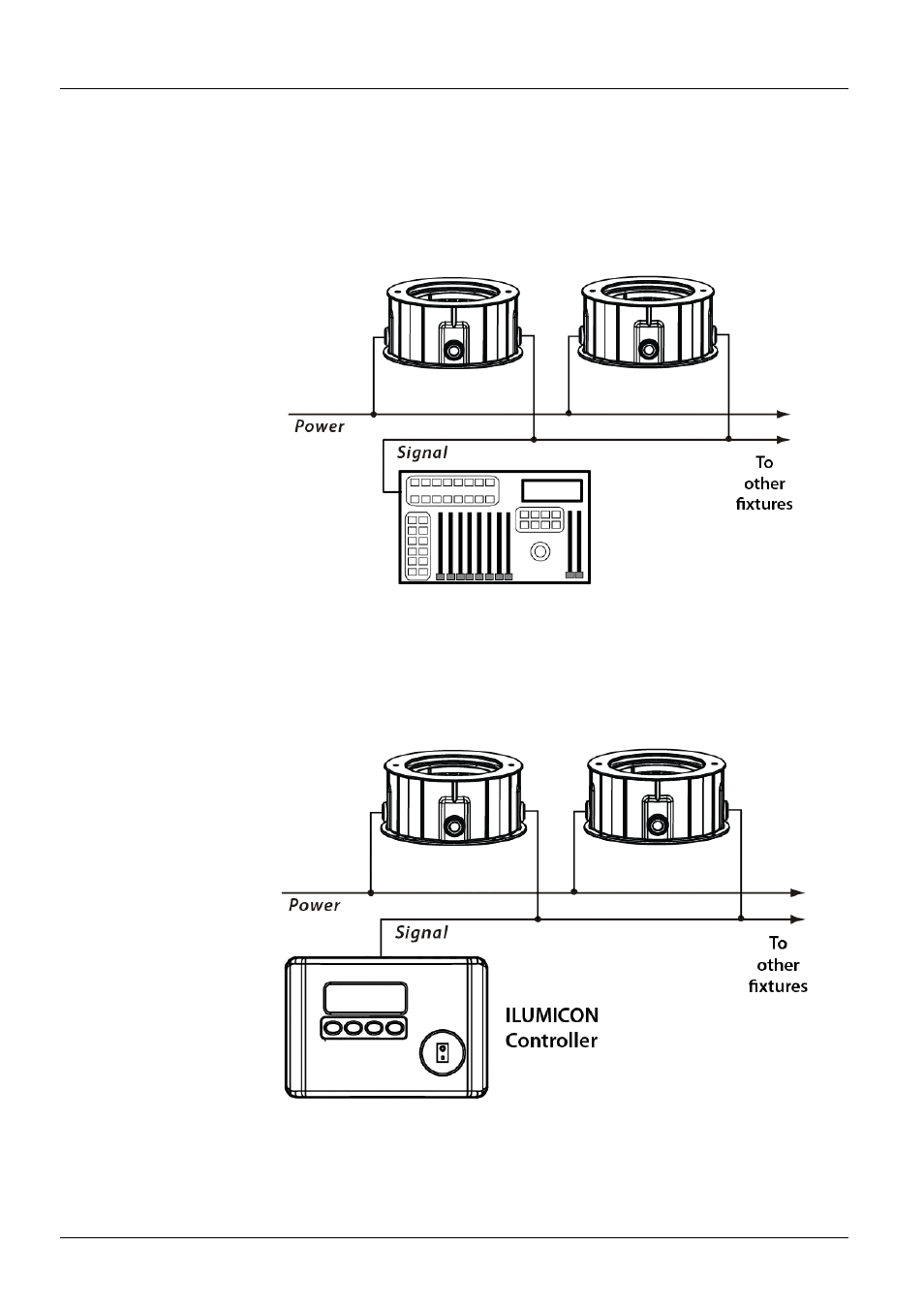 Dmx controller, Dmx controller connection, Ilumicon | Ilumicon controller connection | ILUMINARC Ilumipod™ Inground Tri-12 IP User Manual | Page 7 / 12