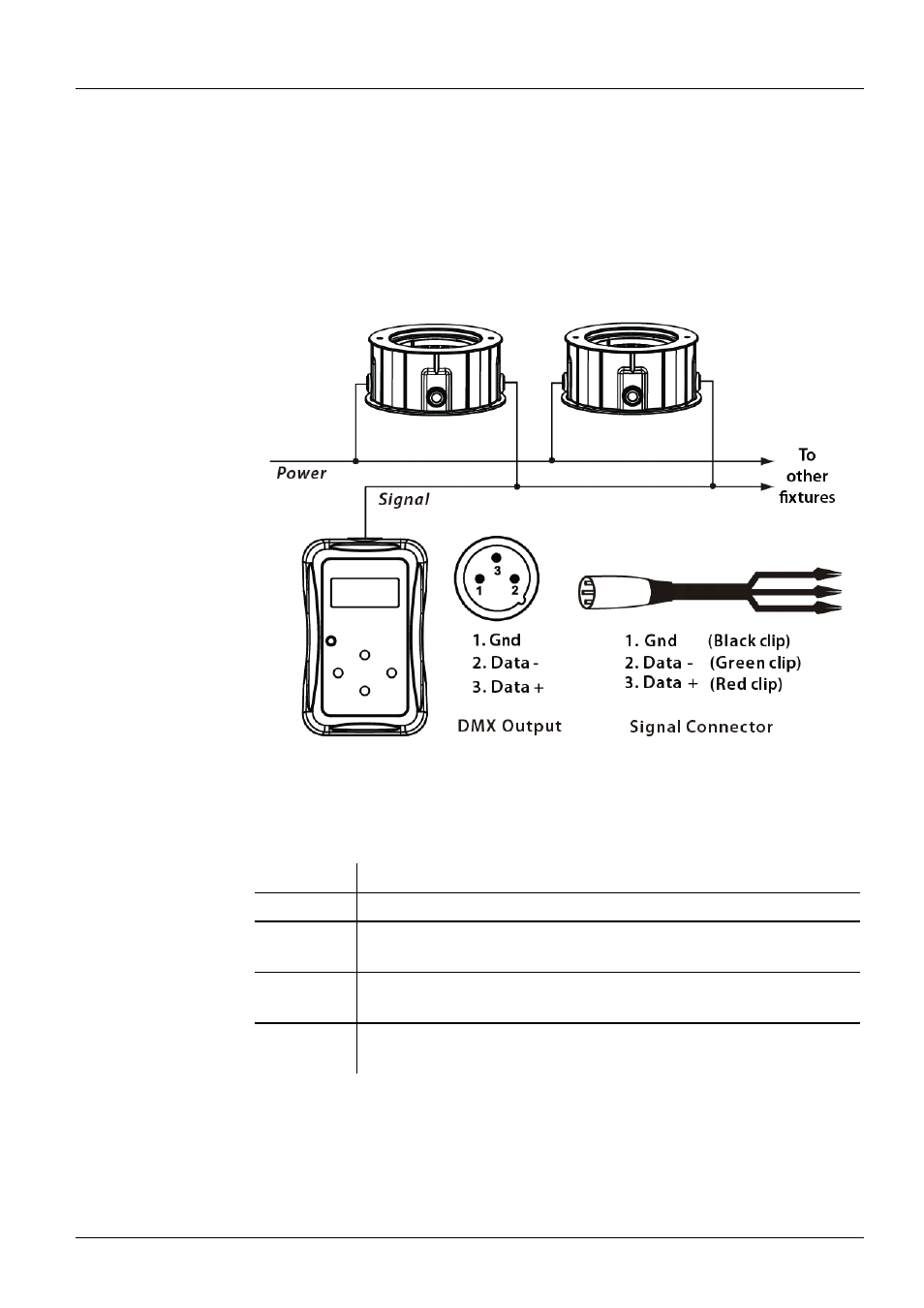 Settings, Ilumicode connection, Ilumicode connection diagram | Ilumicode description | ILUMINARC Ilumipod™ Inground Tri-12 IP User Manual | Page 8 / 12