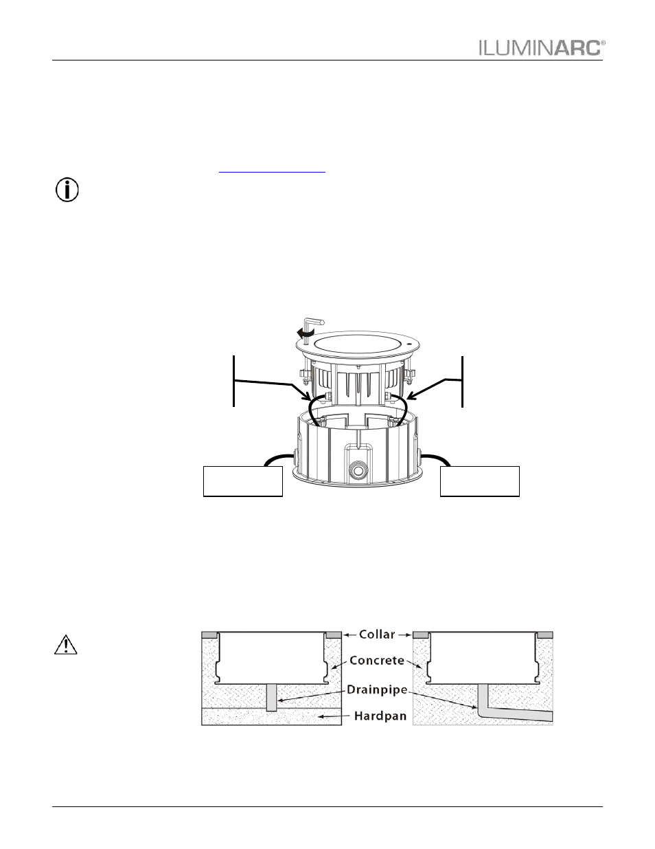 Installation, Installation notes, Installation sleeve orientation | Installation sleeve setup | ILUMINARC Ilumipod™ Inground Tri-12 IP User Manual | Page 10 / 25