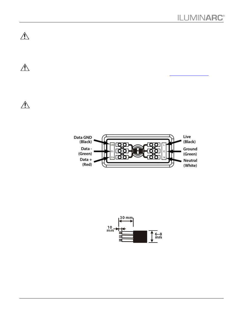 Ac power, Power consumption, Junction box wiring | Power wiring, Installation | ILUMINARC Ilumipod™ Inground Tri-12 IP User Manual | Page 12 / 25