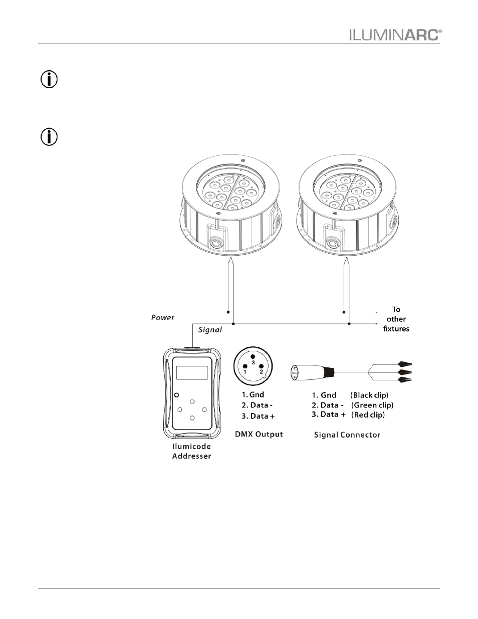 Ilumicode addresser, Installation | ILUMINARC Ilumipod™ Inground Tri-12 IP User Manual | Page 16 / 25