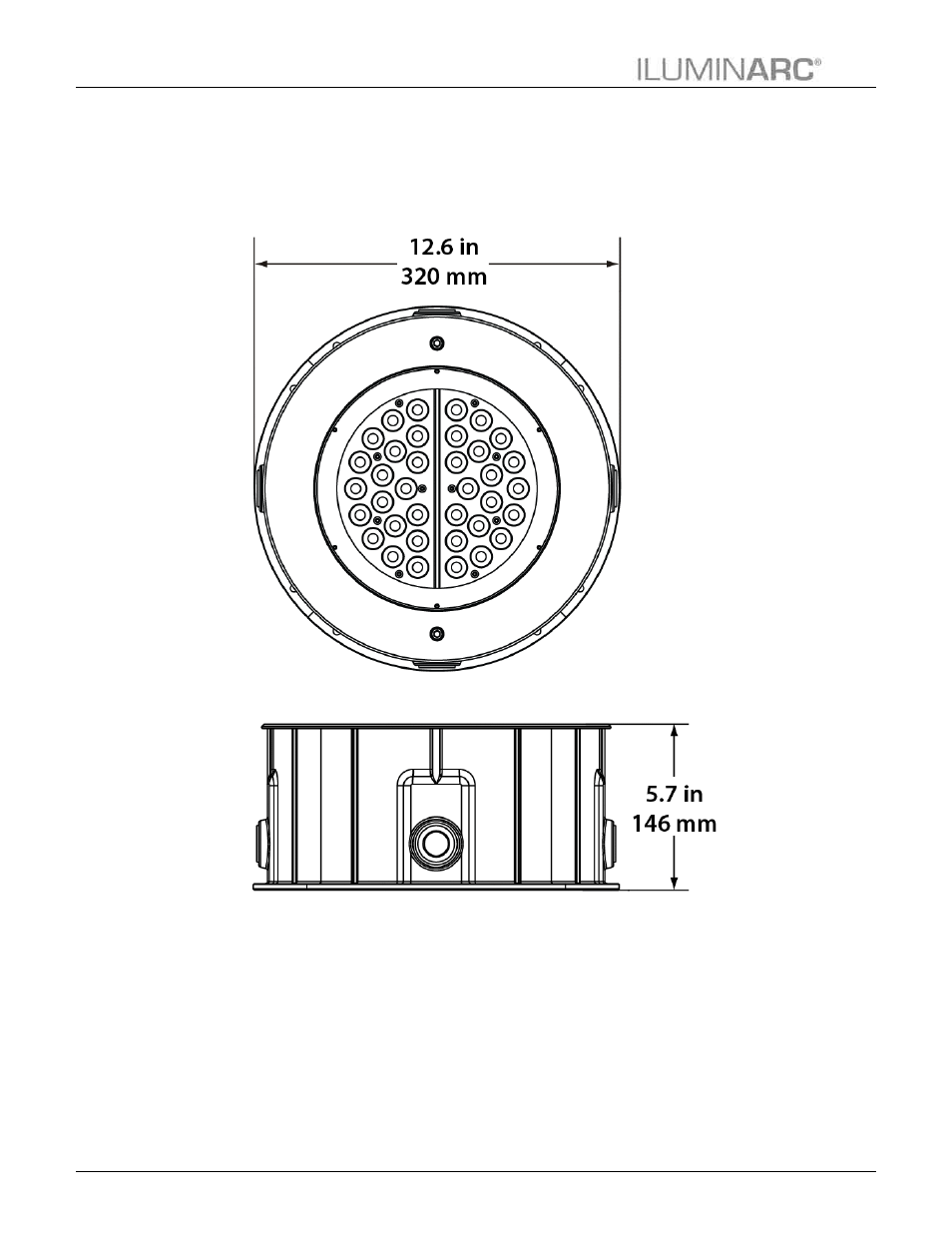 Product dimensions, Product description | ILUMINARC Ilumipod™ Inground Tri-12 IP User Manual | Page 8 / 34