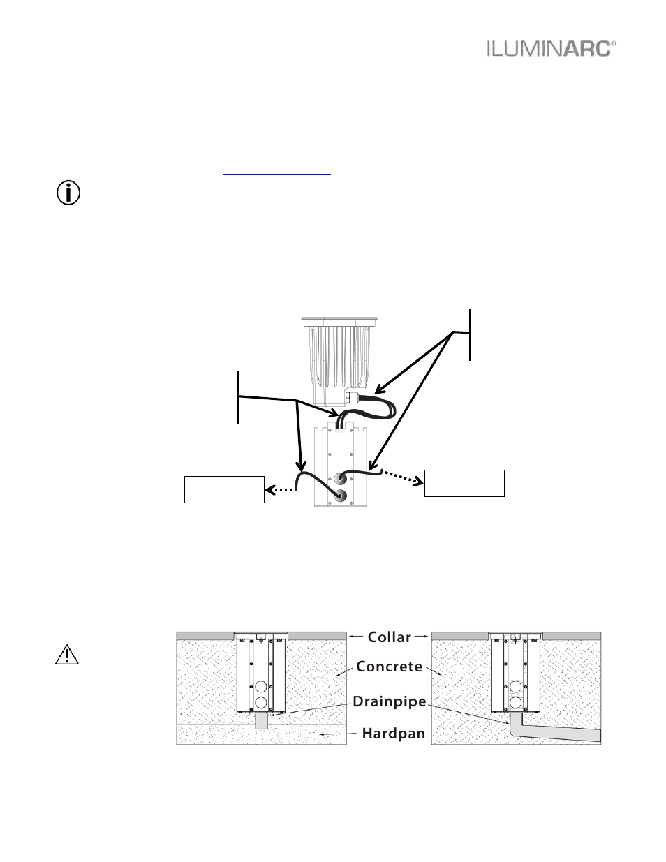 Installation, Installation notes, Installation sleeve orientation | Installation sleeve setup | ILUMINARC Ilumipod™ Inground Tri-3 IP User Manual | Page 10 / 23