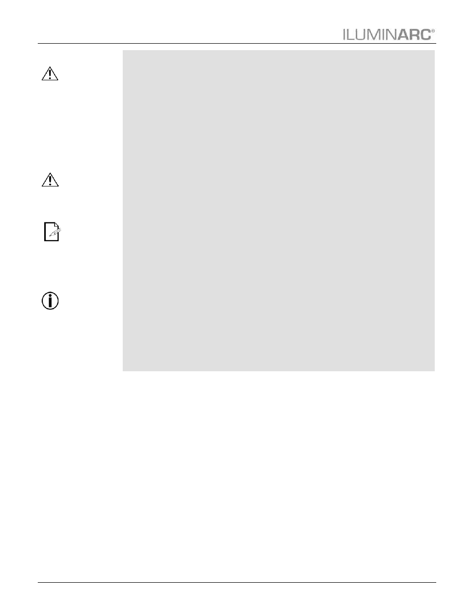 Text conventions, Safety notes, Personal safety | Mounting and installation, Power and wiring, Operation, Introduction | ILUMINARC Ilumiline™ Inground Tri-12 IP User Manual | Page 6 / 31