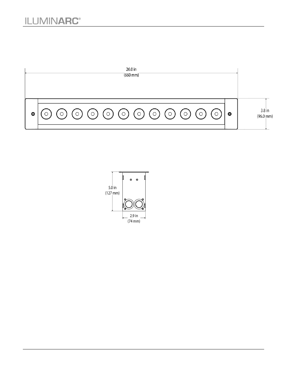 Product dimensions, Product description | ILUMINARC Ilumiline™ Inground Tri-12 IP User Manual | Page 9 / 31