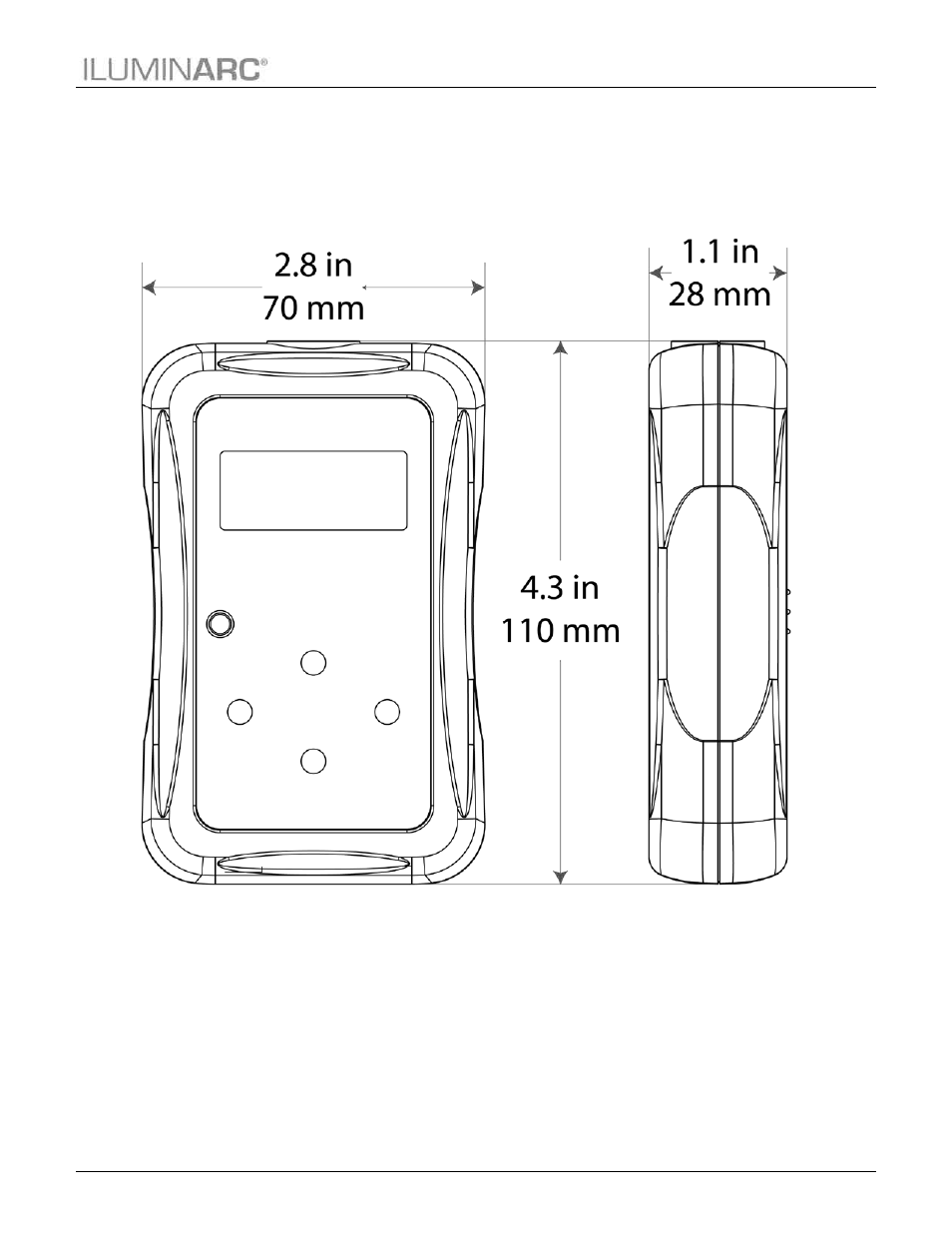 Dimensions, Product description | ILUMINARC Ilumicode™ Addresser User Manual | Page 9 / 19