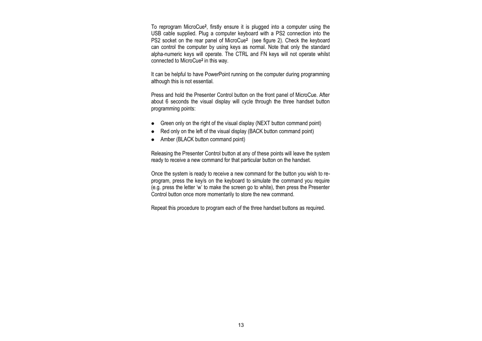 Interspace Industries MicroCue2 User Manual | Page 13 / 16
