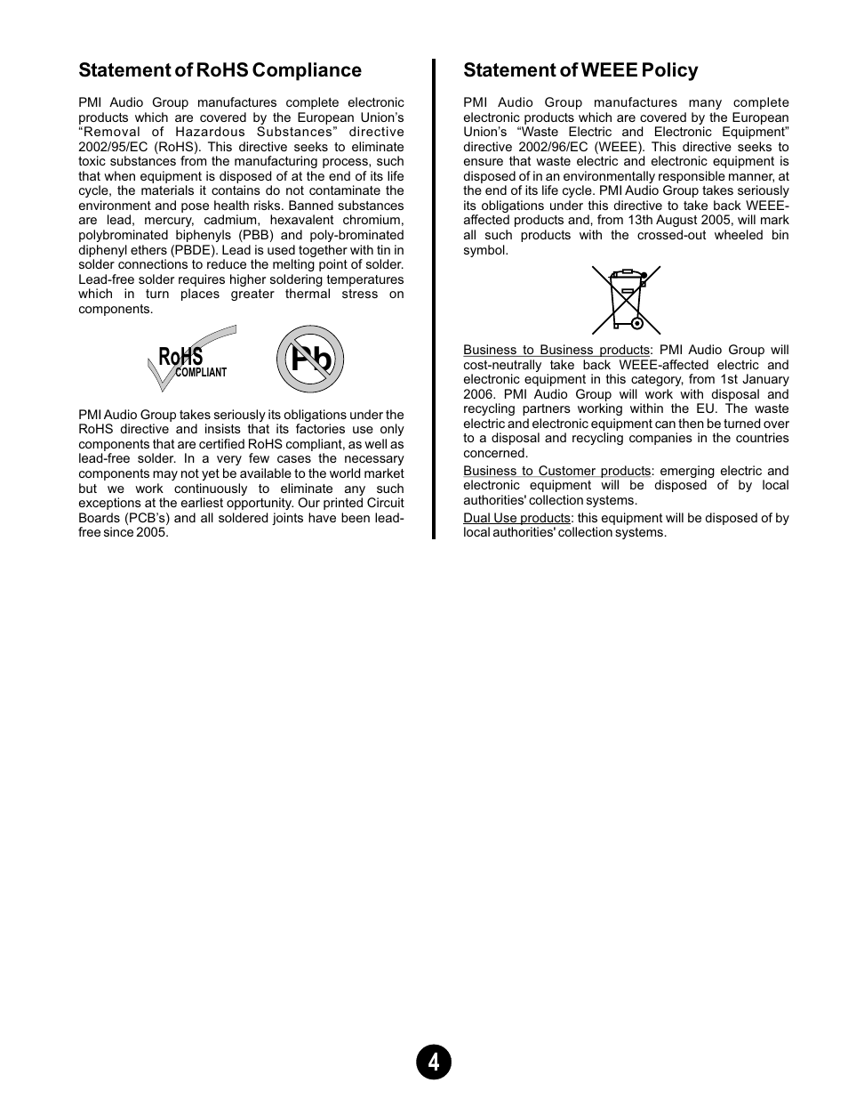 Rohs | Joemeek oneQ2 Master Channel User Manual | Page 4 / 15