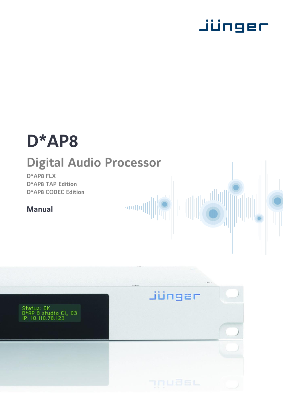 Junger Audio D*AP8 Digital Audio Processor User Manual | 100 pages