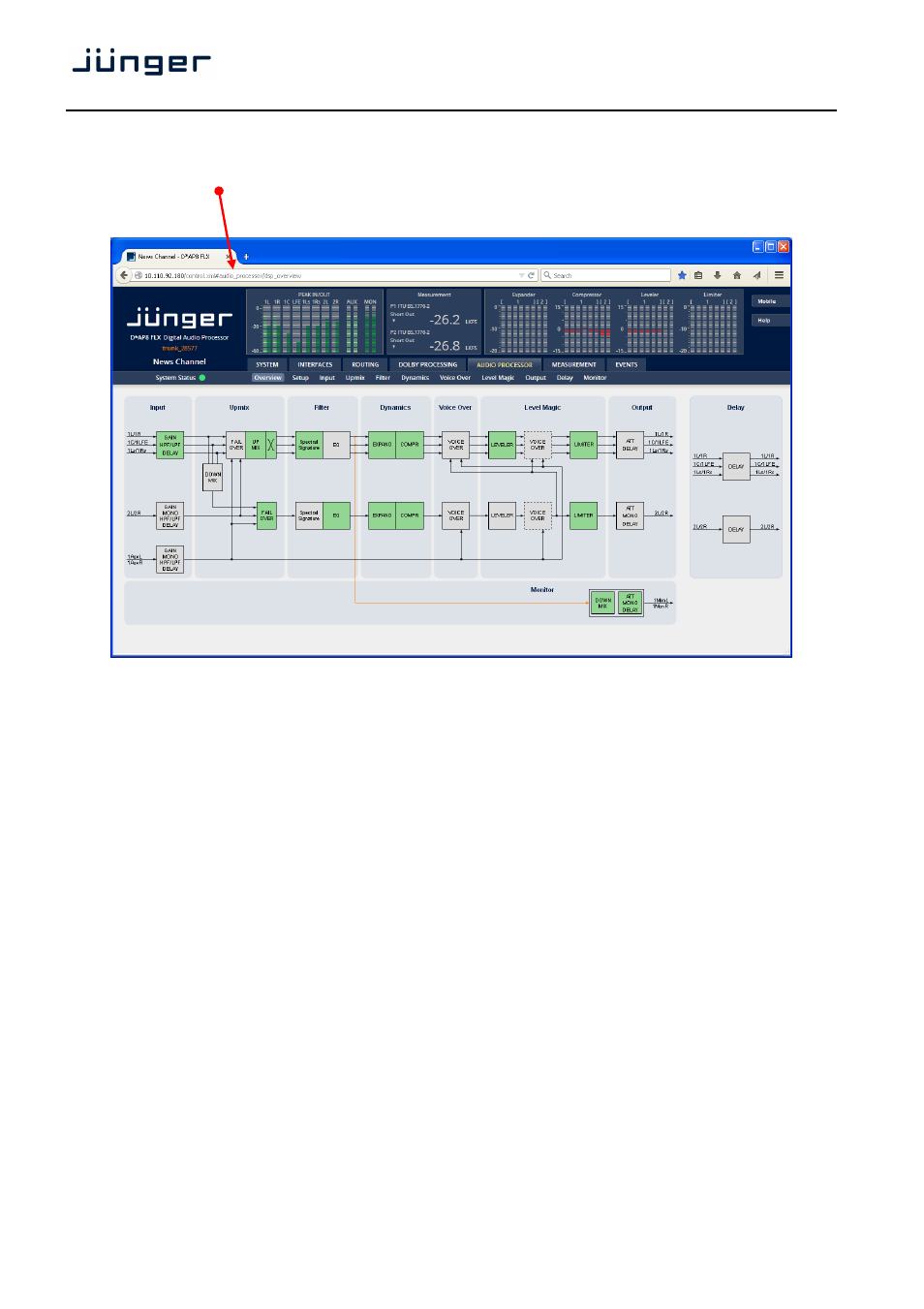 D*ap8 | Junger Audio D*AP8 Digital Audio Processor User Manual | Page 16 / 100