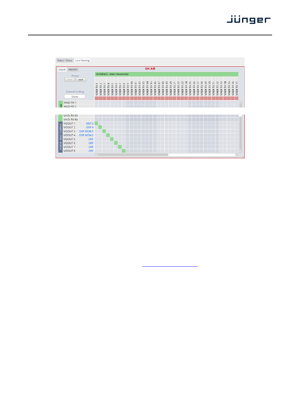 D*ap8 | Junger Audio D*AP8 Digital Audio Processor User Manual | Page 35 / 100