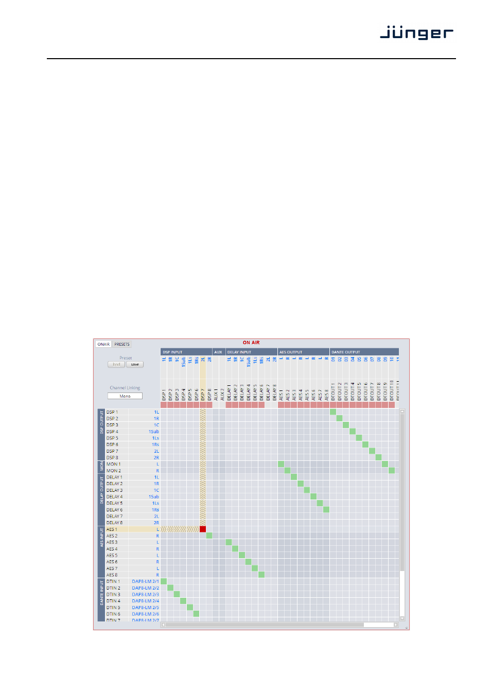 D*ap8 | Junger Audio D*AP8 Digital Audio Processor User Manual | Page 43 / 100