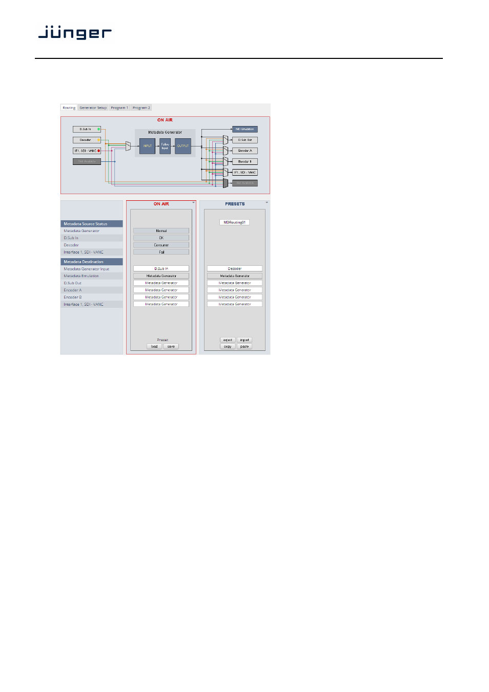 D*ap8 | Junger Audio D*AP8 Digital Audio Processor User Manual | Page 50 / 100