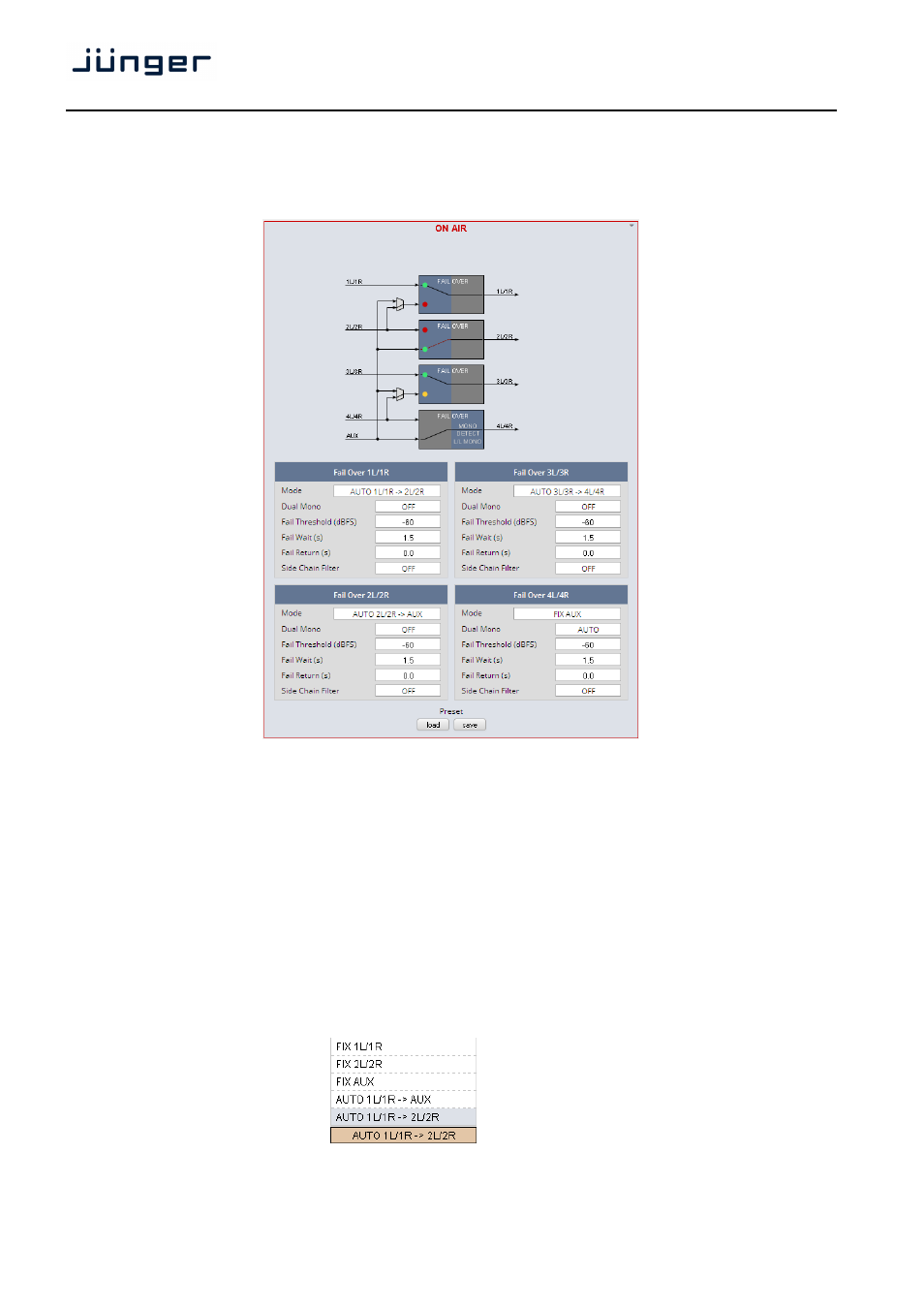 D*ap8 | Junger Audio D*AP8 Digital Audio Processor User Manual | Page 62 / 100