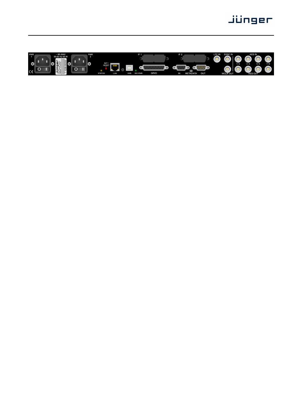 D*ap8 | Junger Audio D*AP8 Digital Audio Processor User Manual | Page 7 / 100