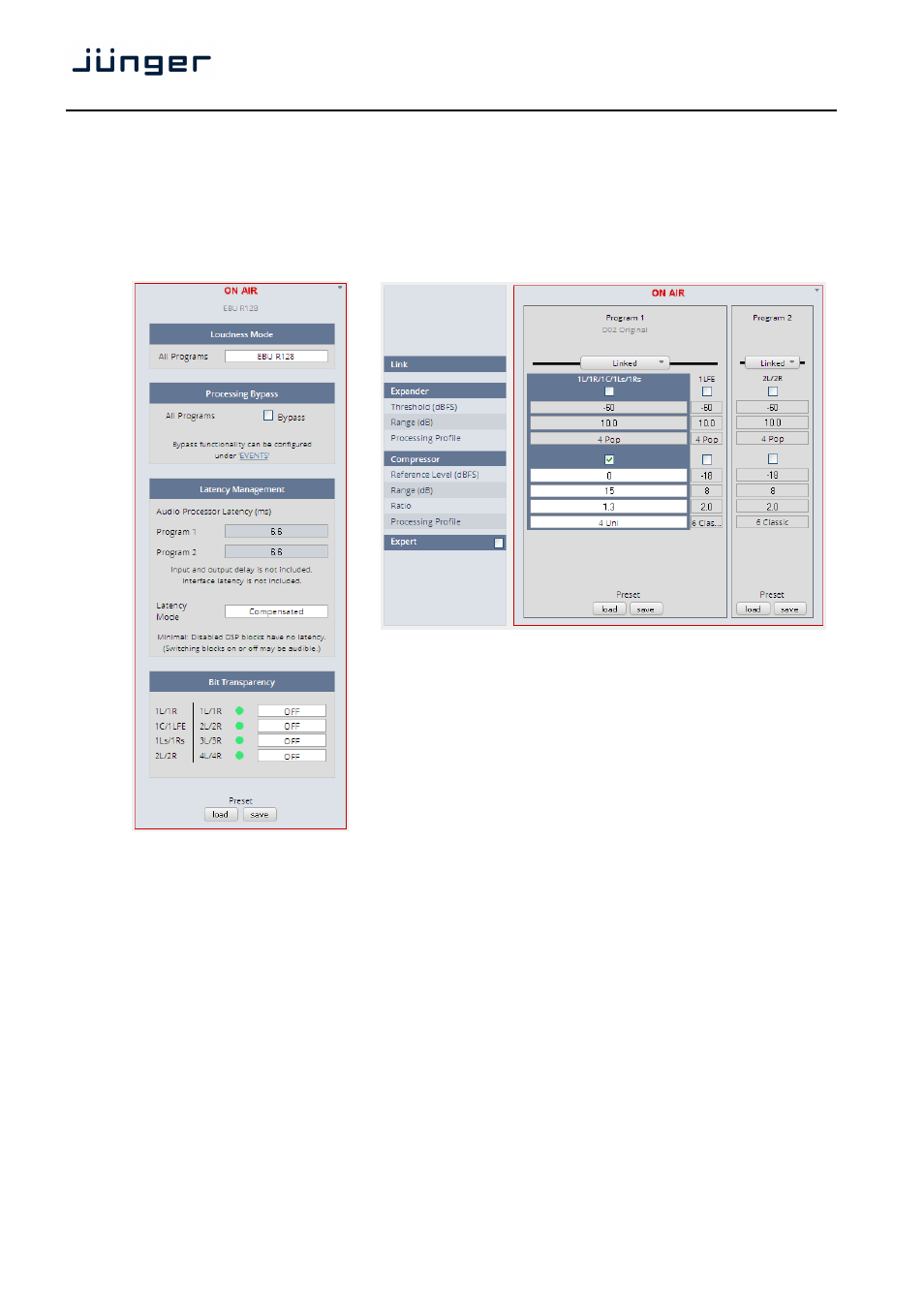 D*ap8 | Junger Audio D*AP8 Digital Audio Processor User Manual | Page 88 / 100