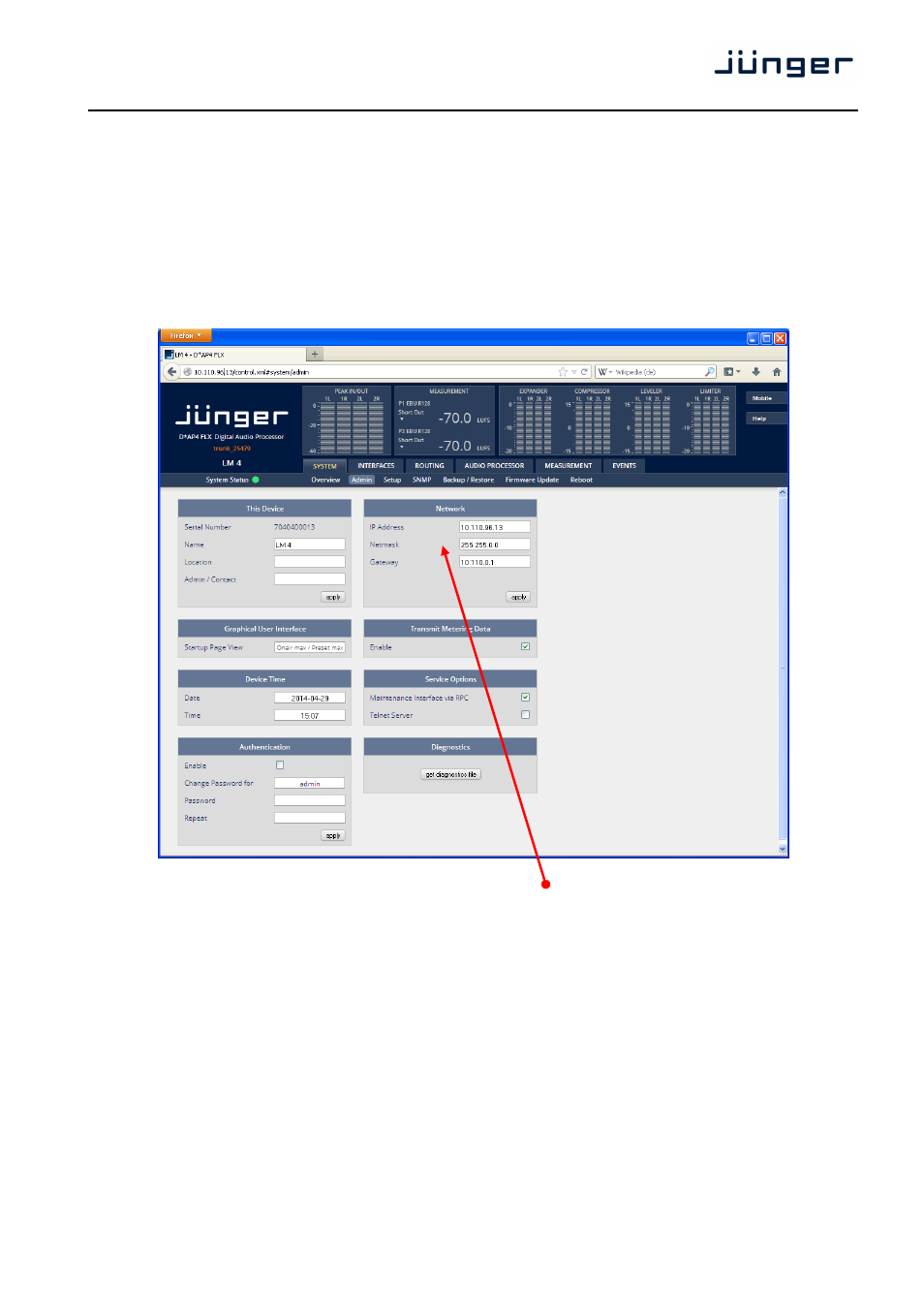 D*ap4 | Junger Audio D*AP4 FLX / D*AP4 LM Edition User Manual | Page 14 / 85