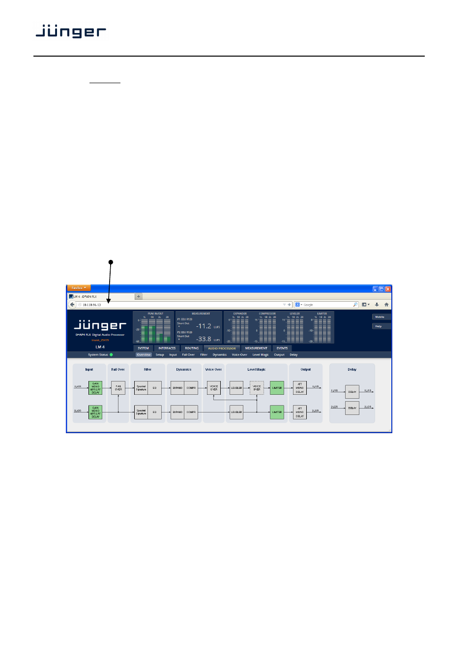 D*ap4 | Junger Audio D*AP4 FLX / D*AP4 LM Edition User Manual | Page 17 / 85