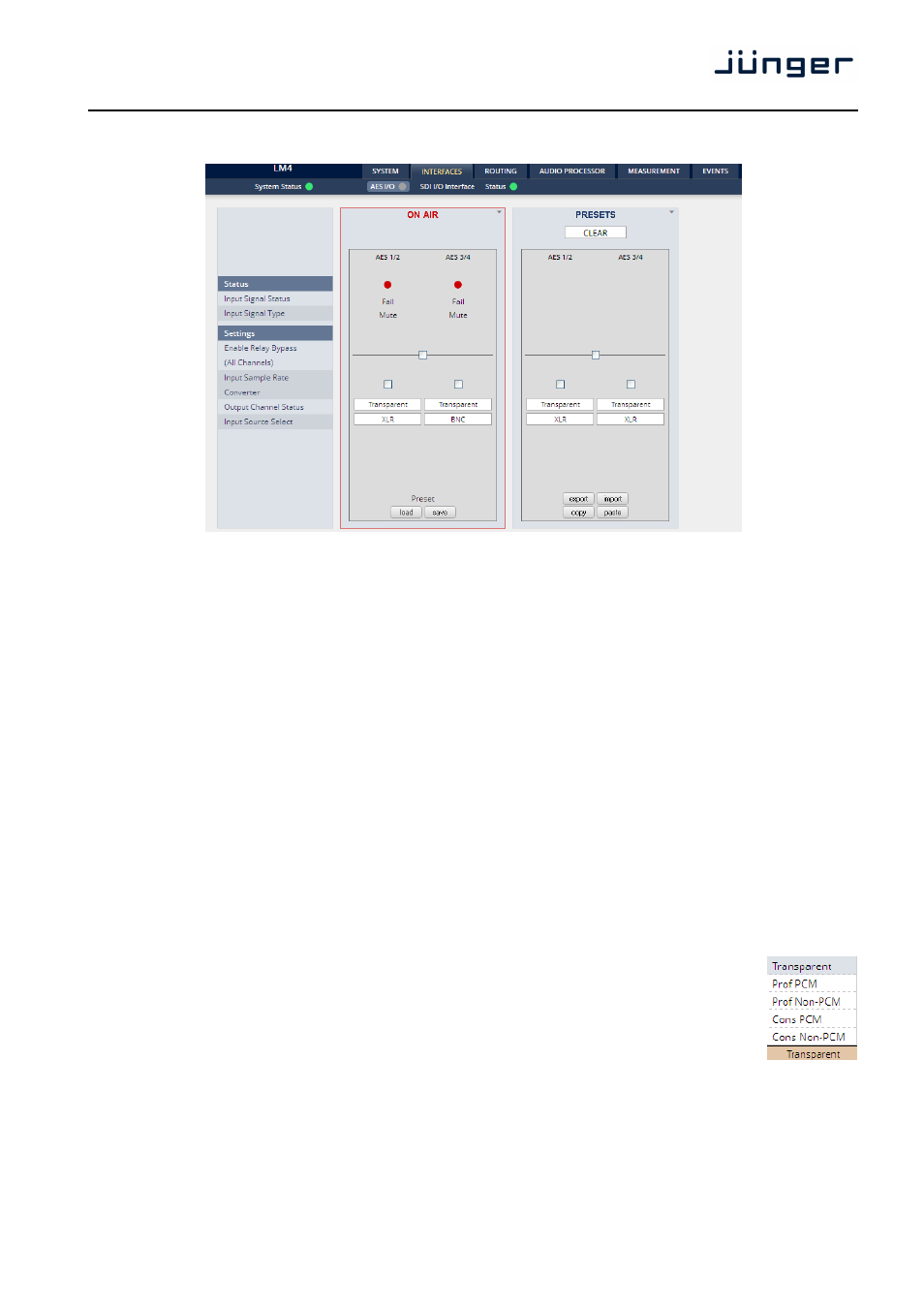 D*ap4 | Junger Audio D*AP4 FLX / D*AP4 LM Edition User Manual | Page 26 / 85