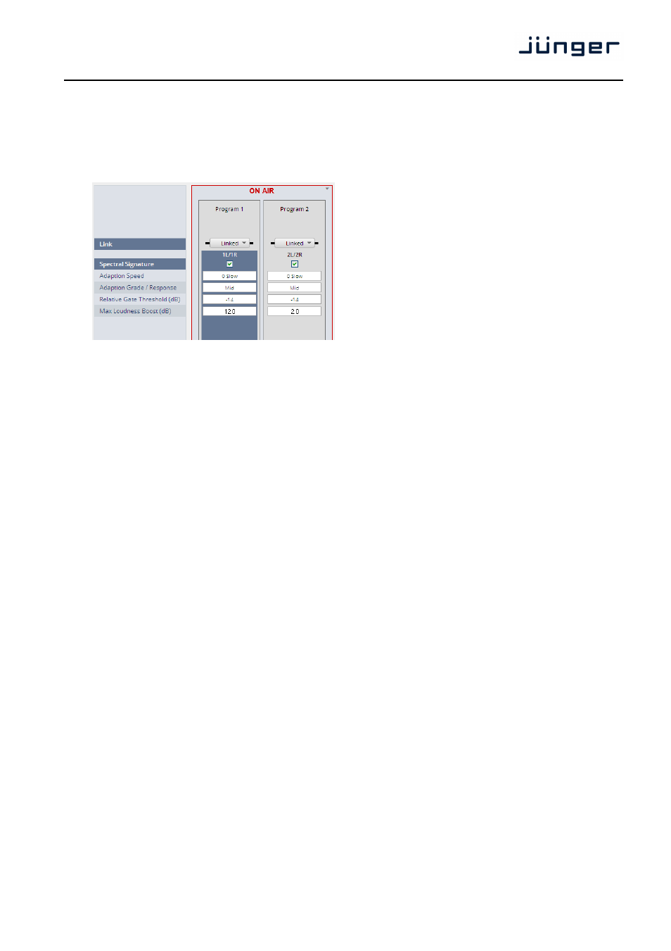 D*ap4 | Junger Audio D*AP4 FLX / D*AP4 LM Edition User Manual | Page 48 / 85