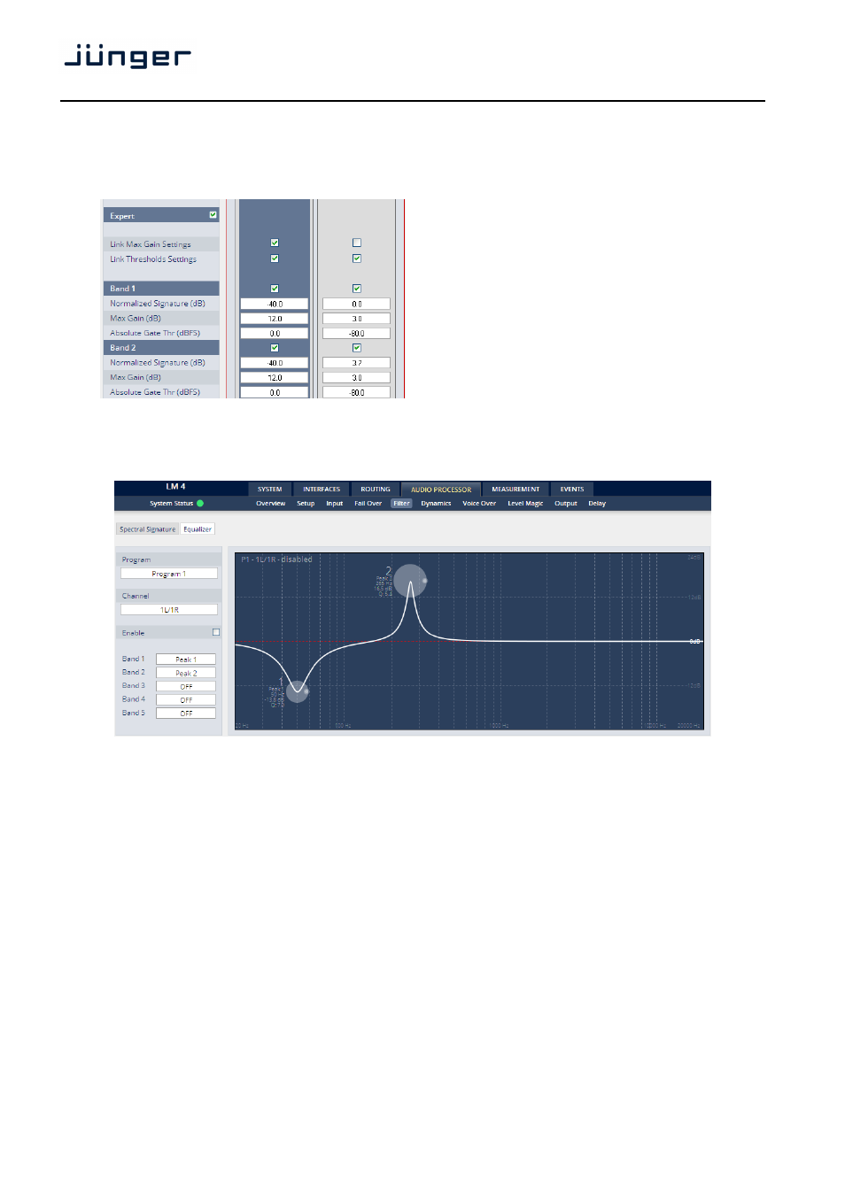 D*ap4 | Junger Audio D*AP4 FLX / D*AP4 LM Edition User Manual | Page 49 / 85