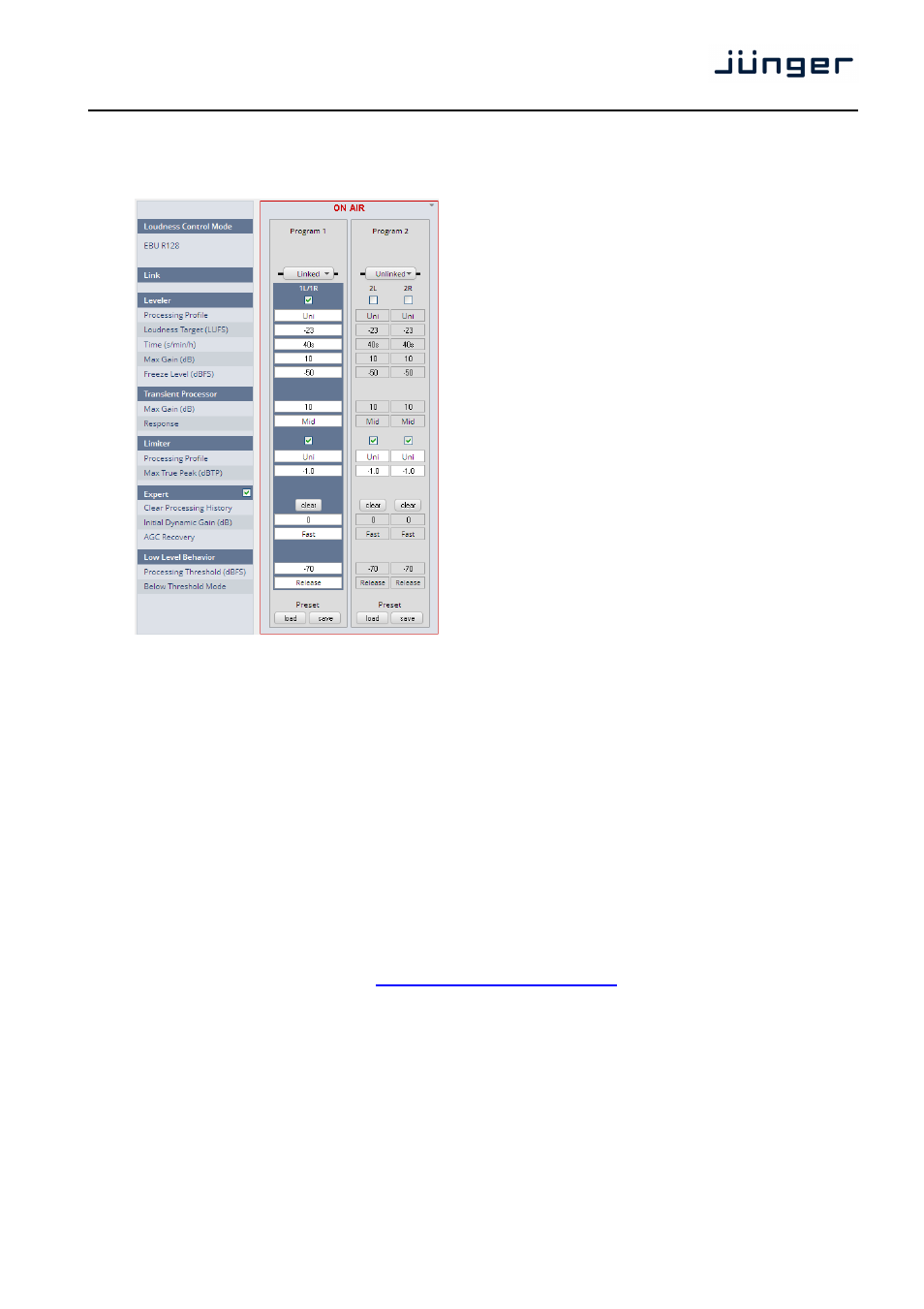 D*ap4 | Junger Audio D*AP4 FLX / D*AP4 LM Edition User Manual | Page 54 / 85