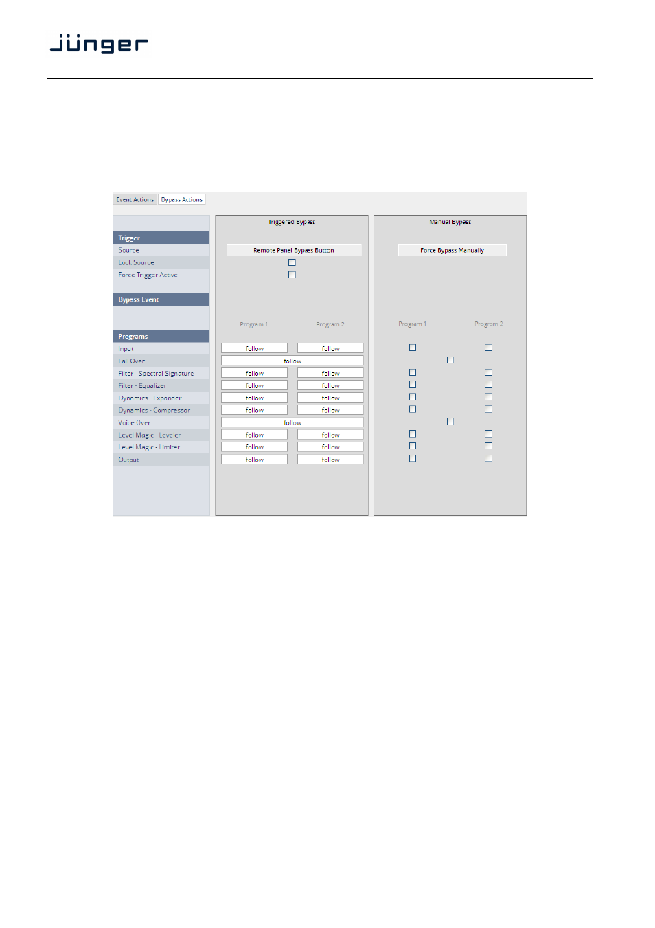 D*ap4 | Junger Audio D*AP4 FLX / D*AP4 LM Edition User Manual | Page 73 / 85